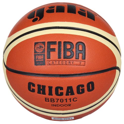 Gala Chicago Basketball, geeignet für Wettspiele, für drinnen, Größe 7, auch im offiziellen Speilbetrieb einsetzbar, mit FIBA-Bekräftigung