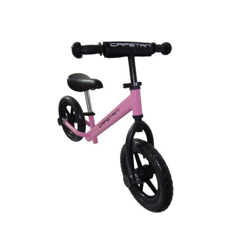 Capetan® Energy Shadow Line Pinkfarbenes Laufrad mit 12" Rädern – Kinderfahrrad ohne Pedal