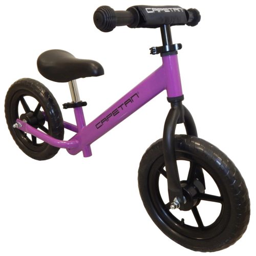Capetan® Energy Shadow Line lilafarbiges Laufrad mit 12" Rädern – Kinderfahrrad ohne Pedal