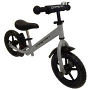   Capetan® Energy Plus silberfarbenes Laufrad mit 12" Rädern mit Schutzblech und Klingel – Kinderfahrrad ohne Pedal