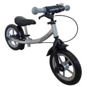 Capetan® Sirius Premium Line Silberfarbenes mit Bremse versehenes Laufrad mit 12" Rädern mit Schutzblech und Klingel – Kinderfahrrad ohne Pedal Capetan® Sirius Premium Line Silberfarbenes mit Bremse versehenes Laufrad mit 12" Rädern mit Schutzblech und Klingel – Kinderfahrrad ohne Pedal