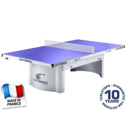    Cornilleau Pro 510 Mat Top Tischtennisplatte ist ein wetterfester TT-Tisch für eine intensive Nutzung in Schulen, Freizeiteinrichtungen und Freibädern. Blau