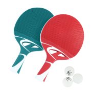 Cornilleau Tacteo Duo Pack, aus Komposit, Tischtennisschläger-Set mit Bällen Cornilleau Tacteo Duo Pack, aus Komposit, Tischtennisschläger-Set mit Bällen