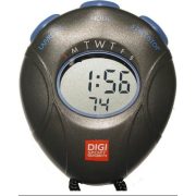   Digi DT-1 Stoppuhr mit Uhrzeitfunktion, Rundenzeit, Zwischenzeit