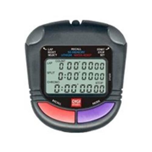 Digi DT 60S 60 Memory Stoppuhr, 60 Speicherplätze für Runden- und Zwischenzeiten, mit Taktgeber