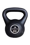 Capetan® 14 kg Kettlebell aus Kunststoff  - Kugelhantel mit Zement Füllung, mit Kunststoff Überzug.