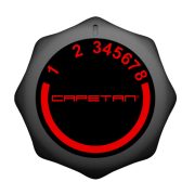 Capetan® Fit Line X5 Heimtrainer mit einem 7 kg schweren Schwungrad, Pulsmessung und einem Tablethalter, mit 120 kg Belastbarkeit