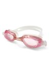 Golfinho Schwimmbrille für Kinder mit Silikonband – durchsichtige Linsen mit leichter rosa Färbung