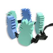Schwimmgürtel mit 5 Figurschwimmern für Kinder, Ananas-Form – unter 12 Jahren, bei 30-60 kg Körpergewicht empfohlen Schwimmgürtel mit 5 Figurschwimmern für Kinder, Ananas-Form – unter 12 Jahren, bei 30-60 kg Körpergewicht empfohlen