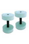 Aquahantelpaar mit runden Scheiben – Wasserhanteln mit 15 cm Durchmesser