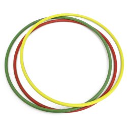   Gonfinho Tauchslalom-Ringe – 3-er Set mit 70 cm Durchmesser (2 Stck. beschwert, 1 Stck. ohne Beschwerung)