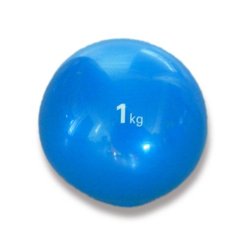 Capetan® Medizinball mit sanftem Tasten – 1 kg, weicher Medizinball, Medizinball aus Gummi