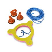 Haltering für Wasserballstart – komplette Vorrichtung zum Festhalten des Wettkampfballes auf der Mittellinie mit 3 Stck. Saugnäpfen (als Festhalter) und Seil Haltering für Wasserballstart – komplette Vorrichtung zum Festhalten des Wettkampfballes auf der Mittellinie mit 3 Stck. Saugnäpfen (als Festhalter) und Seil