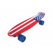 Garlando Freedom Pro Rollbrett mit USA-Flaggenmuster aus thermoplastischem ABS Garlando Freedom Pro Rollbrett mit USA-Flaggenmuster aus thermoplastischem ABS