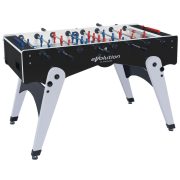 Garlando Foldy Evolution zusammenklappbarer Fußballtisch mit Tragrahmen – schwarz Garlando Foldy Evolution zusammenklappbarer Fußballtisch mit Tragrahmen – schwarz
