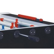 Garlando Foldy Evolution zusammenklappbarer Fußballtisch mit Tragrahmen – schwarz