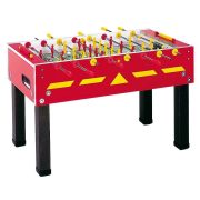 Garlando G-500W roter Fußballtisch für Außenverwendung mit Teleskopstangen Garlando G-500W roter Fußballtisch für Außenverwendung mit Teleskopstangen