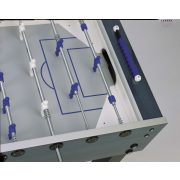 Garlando G-500W Fußballtisch für Außenverwendung mit Teleskopstangen – blau-silbern