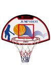 Garlando Denver Basketballbrett mit einem Ring von 30 cm Durchmesser und Netz – Juniorengröße, 61 x 41 cm Brett