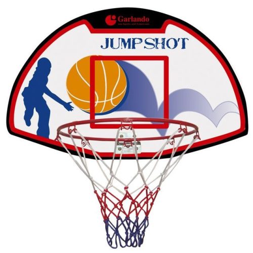Garlando Denver Basketballbrett mit einem Ring von 30 cm Durchmesser und Netz – Juniorengröße, 61 x 41 cm Brett