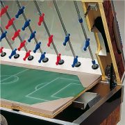 Garlando Coperto Münzprüfer-Fußballtisch mit Teleskopstangen