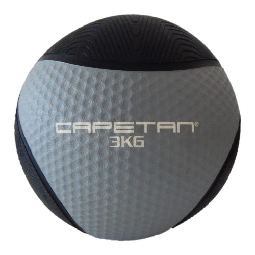 Capetan® Professional Line 3 kg springender Medizinball aus Gummi (auf Wasser schwimmend)