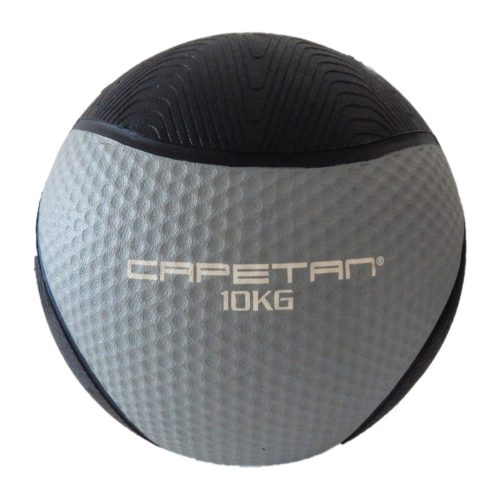 Capetan® Professional Line 10 kg springender Medizinball aus Gummi (auf Wasser schwimmend)