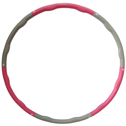Capetan® 100 cm Durchm. Hula-Hoop-Reifen mit 1200 g Gewicht & Massageoberfläche – gepolsterter Hula-Hoop-Reifen