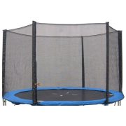 Sicherheitsnetz zu 426 cm Durchm. "Fun" Trampolinen mit 4 W-Beinen und 8 Netzstangen – Außennetz Sicherheitsnetz zu 426 cm Durchm. "Fun" Trampolinen mit 4 W-Beinen und 8 Netzstangen – Außennetz