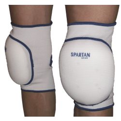   Knieschützer mit Schwammpolster (ein Paar) – Juniorengröße, weiß