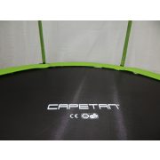 Capetan® Omega 244 cm Durchm. Trampolin mit Sicherheitsnetz in limettengrüner Farbe - premium Trampolin verstärkter Rahmenstruktur mit Sicherheitsnetz