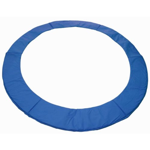 Capetan® 244 cm Durchm. blaue PVC Trampolin Federabdeckung mit 20 mm dicker Polsterung