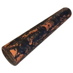   Capetan® Professional Line 15x90 cm orangen-schwarze SMR Massagerolle aus extra hartem Material mit einer Oberfläche mit Massagepunkten