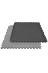 Capetan® Floor Line 100x100x2,5 cm grau-schwarze Puzzle-Tatamimatte