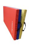 Capetan® Premium Line in 3 Teile faltbare 120x180x5 cm Turnmatte mit PVC Bezug