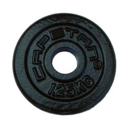   Capetan® 1,25 kg Hantelscheibe aus Stahl mit Hammerschlaglackierung, mit 31 mm Lochdurchmesser