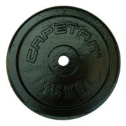 Capetan® 15 kg Hantelscheibe aus Stahl mit Hammerschlaglackierung, mit 31 mm Lochdurchmesser Capetan® 15 kg Hantelscheibe aus Stahl mit Hammerschlaglackierung, mit 31 mm Lochdurchmesser