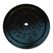 Capetan® 20 kg Hantelscheibe aus Stahl mit Hammerschlaglackierung, mit 31 mm Lochdurchmesser Capetan® 20 kg Hantelscheibe aus Stahl mit Hammerschlaglackierung, mit 31 mm Lochdurchmesser