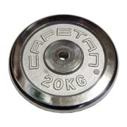 Capetan® verchromte 20 kg Hantelscheibe mit 31 mm Lochdurchmesser – verchromtes Hantelgewicht Capetan® verchromte 20 kg Hantelscheibe mit 31 mm Lochdurchmesser – verchromtes Hantelgewicht