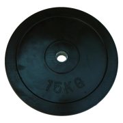 Capetan® 15 kg gummierte standardmäßige Hantelscheibe von 31 mm Durchm. mit einem Stahlring in der Mitte – Gummi-Hantelscheibe – gummiüberzogene Hantelscheibe Capetan® 15 kg gummierte standardmäßige Hantelscheibe von 31 mm Durchm. mit einem Stahlring in der Mitte – Gummi-Hantelscheibe – gummiüberzogene Hantelscheibe