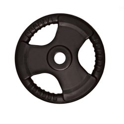   Capetan® Tri Grip gummierte ergonomische 15 kg Hantelscheibe mit 31 mm Lochdurchmesser