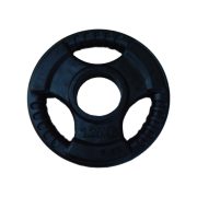 Capetan® Professional Line Olympic Tri Grip gummiüberzogene 1,25 kg Hantelgewicht aus Stahl – Hantelscheibe mit 51 mm Lochdurchmesser und Griffen Capetan® Professional Line Olympic Tri Grip gummiüberzogene 1,25 kg Hantelgewicht aus Stahl – Hantelscheibe mit 51 mm Lochdurchmesser und Griffen