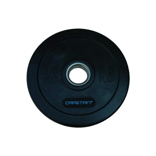 Capetan® Professional Line Olympische 2,5 kg "Bumper" Hantelscheibe aus Gummi mit 51 mm Lochdurchmesser