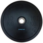  Capetan® Professional Line Olympische 10 kg "Bumper" Hantelscheibe aus Gummi mit 51 mm Lochdurchmesser