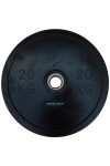 Capetan® Professional Line Olympische 20 kg "Bumper" Hantelscheibe aus Gummi mit 51 mm Lochdurchmesser