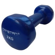 Capetan® 2x2 kg ein Paar mit weichem Vinyl umhüllte Einhandhanteln aus Stahl (2 Stck.) Capetan® 2x2 kg ein Paar mit weichem Vinyl umhüllte Einhandhanteln aus Stahl (2 Stck.)