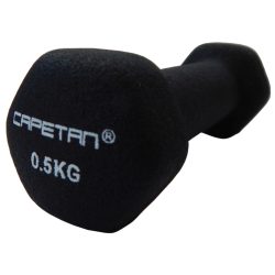   Capetan® Professional Line 2x0,5 kg ein Paar mit Neopren überzogene Hanteln
