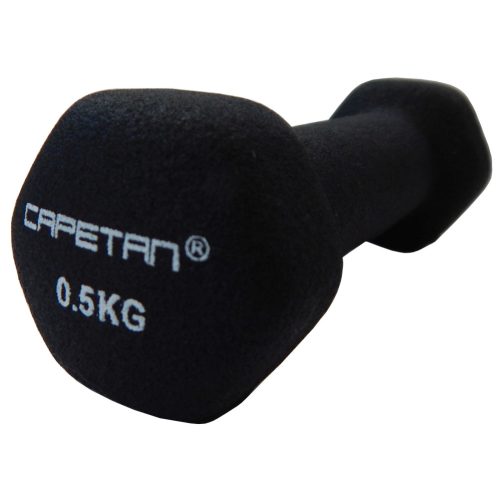 Capetan® Professional Line 2x0,5 kg ein Paar mit Neopren überzogene Hanteln