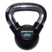 Capetan® Professional Line 16 kg gummiumhüllte Kugelhantel aus Stahl mit verchromtem Griffteil Capetan® Professional Line 16 kg gummiumhüllte Kugelhantel aus Stahl mit verchromtem Griffteil