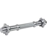 Capetan® 35,5 cm x 30 mm Durchm. verchromte Einhandstange – Kurzhantelstange mit Schraubverschlüssen Capetan® 35,5 cm x 30 mm Durchm. verchromte Einhandstange – Kurzhantelstange mit Schraubverschlüssen